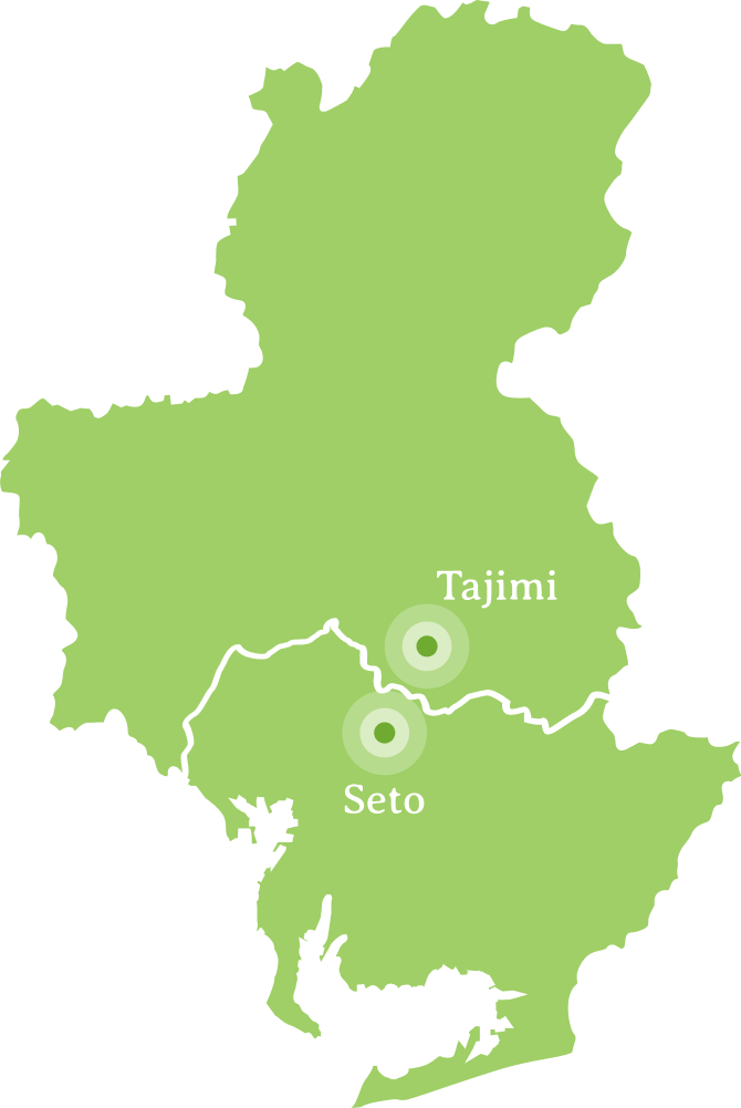 多治見・瀬戸エリア地図